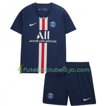 Camisola Paris Saint-Germain Criança Equipamento Principal 2019-2020 Manga Curta